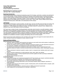 FACILITIES SERVICES Job Description