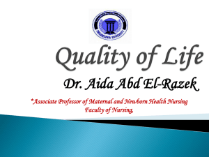 Dr. Aida Abd El-Razek Faculty of Nursing,
