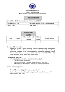 Course Syllabus