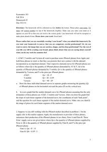 Economics 101 Fall 2014 Homework #2 Due 10/2/14