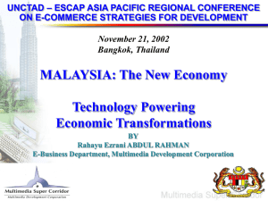 MALAYSIA: The New Economy Technology Powering Economic Transformations