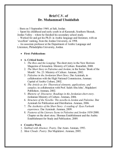 Brief C.V. of Dr. Muhammad Ubaidallah