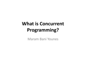 What is Concurrent Programming? Maram Bani Younes