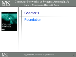 Chapter 1 Foundation Computer Networks: A Systems Approach, 5e