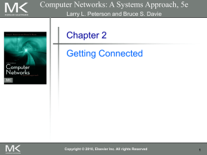 Chapter 2 Getting Connected Computer Networks: A Systems Approach, 5e