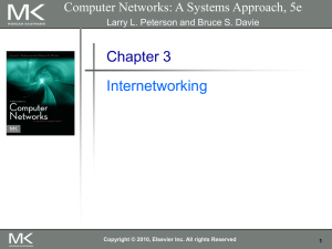 Chapter 3 Internetworking Computer Networks: A Systems Approach, 5e