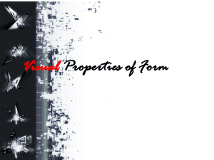 Visual Properties of Form