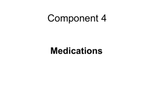 Component 4 Medications