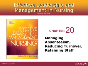 20 Effective Leadership and Management in Nursing Managing