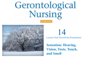 14 Sensation: Hearing, Vision, Taste, Touch, and Smell