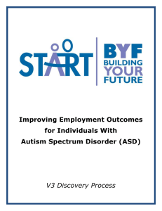 Improving Employment Outcomes for Individuals With Autism Spectrum Disorder (ASD)