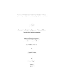 MONO-ANDROID EMPLOYEE TIME-OFF MOBILE SERVICE A Project