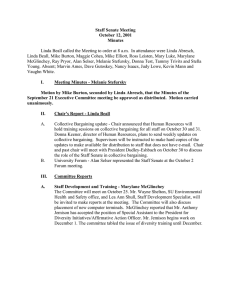 Staff Senate Meeting October 12, 2001 Minutes