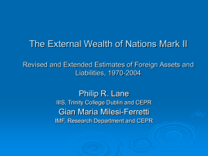 The External Wealth of Nations Mark II Philip R. Lane