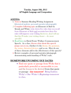 Tuesday, August 18th, 2015 AP English Language and Composition  AGENDA: