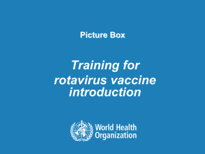 Training for rotavirus vaccine introduction Picture Box