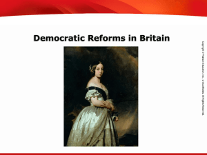 Democratic Reforms in Britain