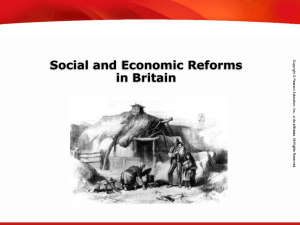 Social and Economic Reforms in Britain