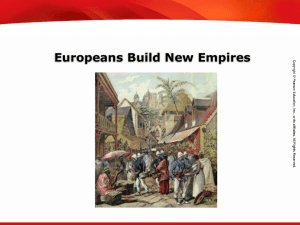 Europeans Build New Empires