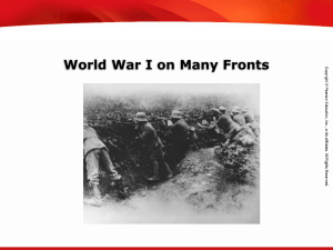 World War I on Many Fronts