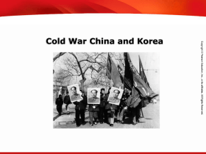 Cold War China and Korea