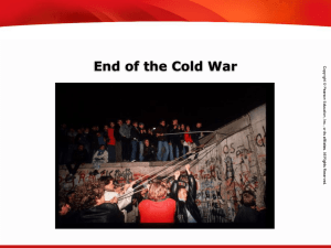 End of the Cold War