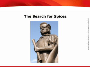 The Search for Spices