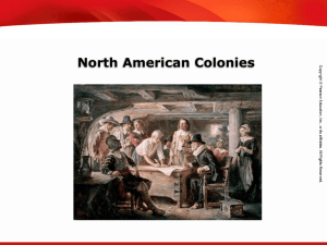 North American Colonies Calculate percent composition and empirical and molecular formulas.