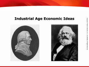 Industrial Age Economic Ideas