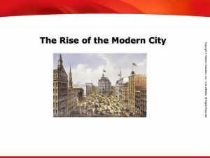 The Rise of the Modern City