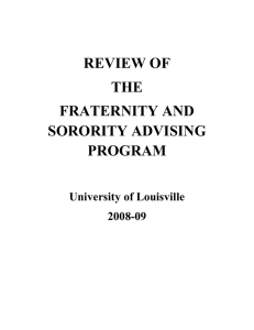 REVIEW OF THE FRATERNITY AND