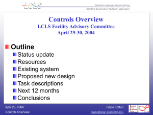 Controls Overview Outline Status update Resources