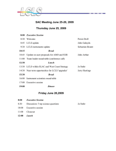 SAC Meeting June 25-26, 2009