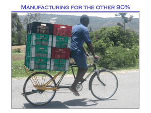 Manufacturing for the other 90%