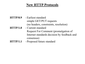 New HTTP Protocols