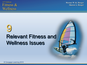 9 Relevant Fitness and Wellness Issues Fitness &amp;