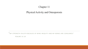 Chapter 11 Physical Activity and Osteoporosis “