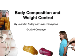 Body Composition and Weight Control By Jennifer Turley and Joan Thompson