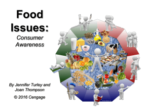 Food Issues: Consumer Awareness