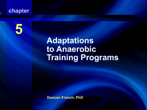 5 Adaptations to Anaerobic Training Programs
