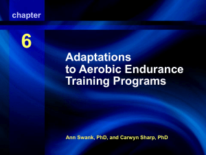 6 Adaptations to Aerobic Endurance Training Programs
