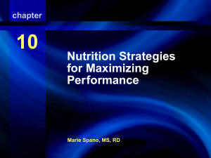 10 Nutrition Strategies for Maximizing Performance