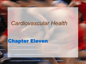 Cardiovascular Health Chapter Eleven