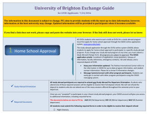 University of Brighton Exchange Guide