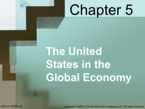 Chapter 5 The United States in the Global Economy