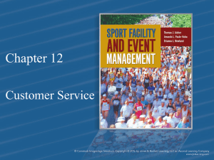 Chapter 12 Customer Service