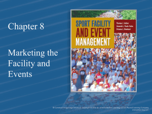 Chapter 8 Marketing the Facility and Events
