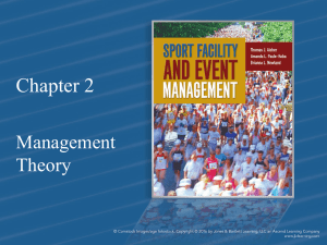 Chapter 2 Management Theory