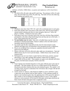 Flag Football Rules