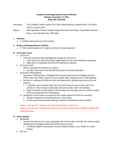 Academic Technology Advisory Council Minutes Monday, November 17, 2014 Barge 304, 2:00-3:00